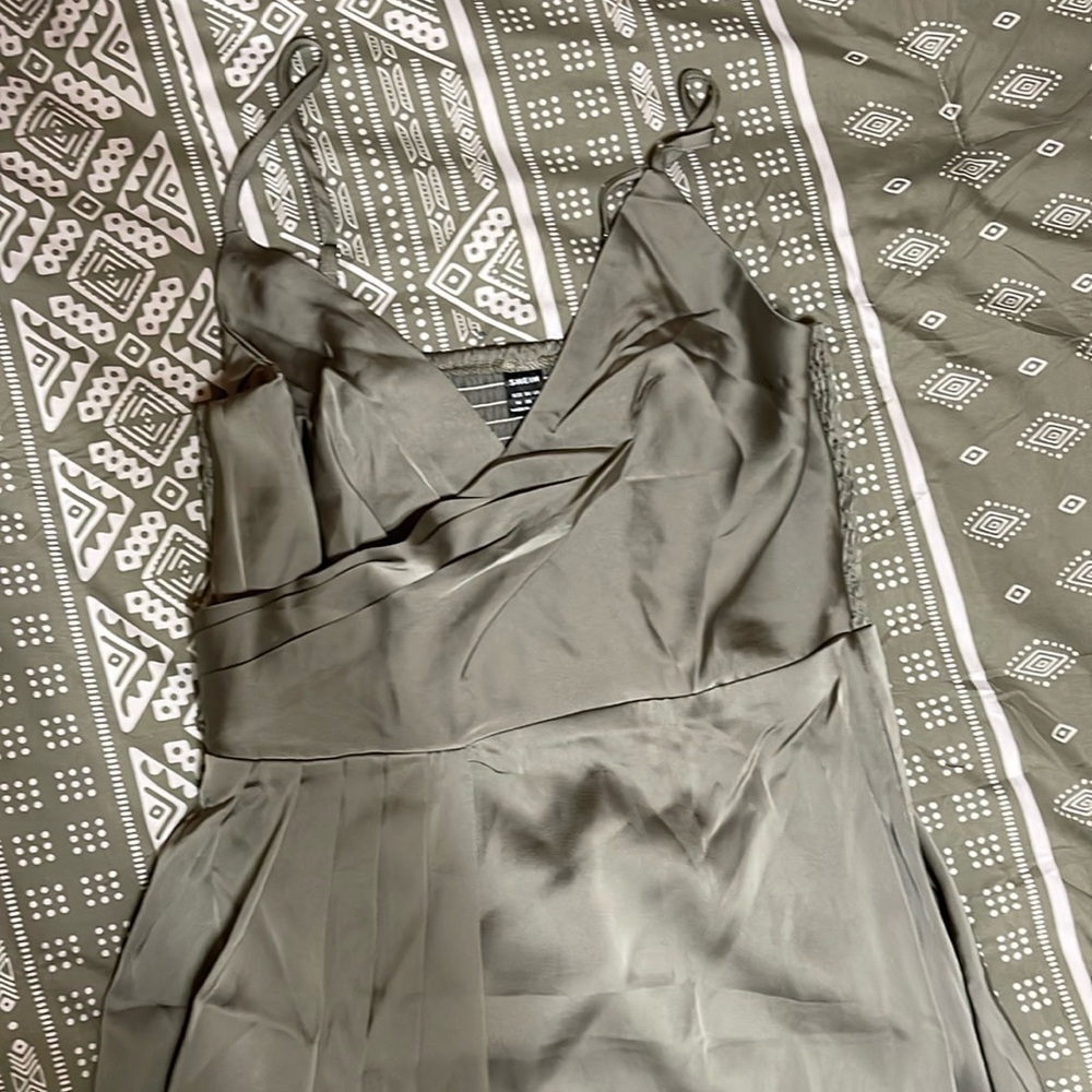 Olive Green Shein Dress
